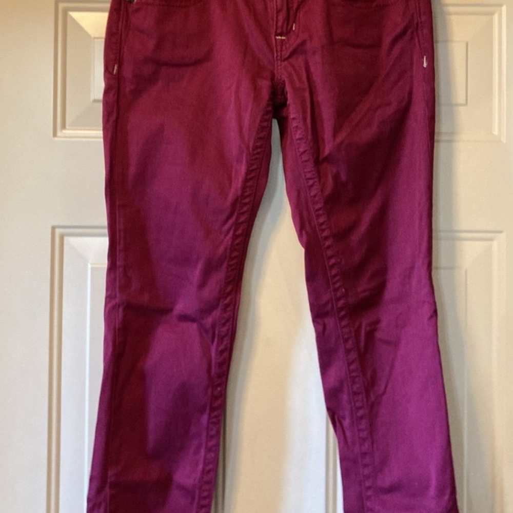 Miss Me Stylish Burgundy Pants